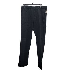 Gap Khakis Tailored‎ Wrinkle Resistant Straight Fit Men's Black Pants NWT 31x32